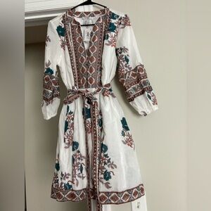 Haute Hippie Bohemian Floral Dress